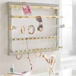 pottery barn teen elle lacquer wall jewelry holder